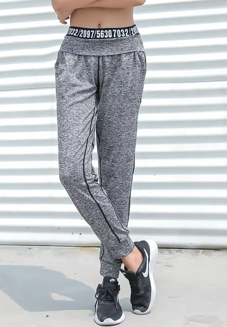 Buy YG Fitness Sports Running Fitness Yoga Dance Pants in grey 2024 Online