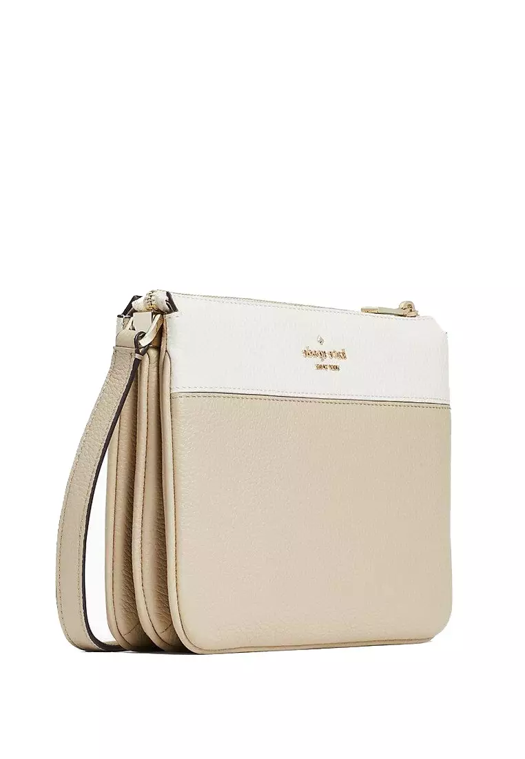 Gusset saffiano cheap leather crossbody