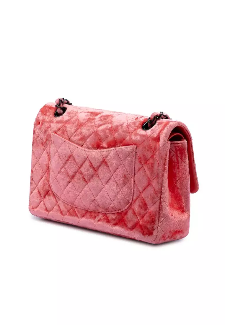 Pre-Loved Chanel Medium Classic Velvet Double Flap