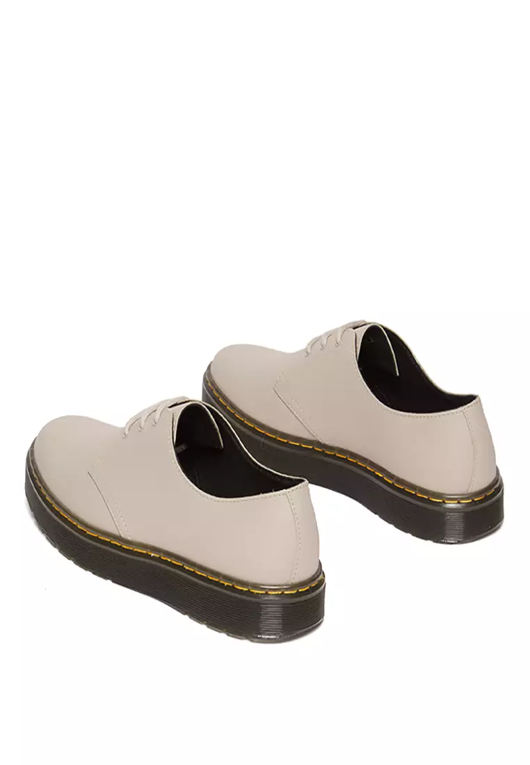 Zavala Low Cut Vintage Taupe Leather Oxford Shoes - Women