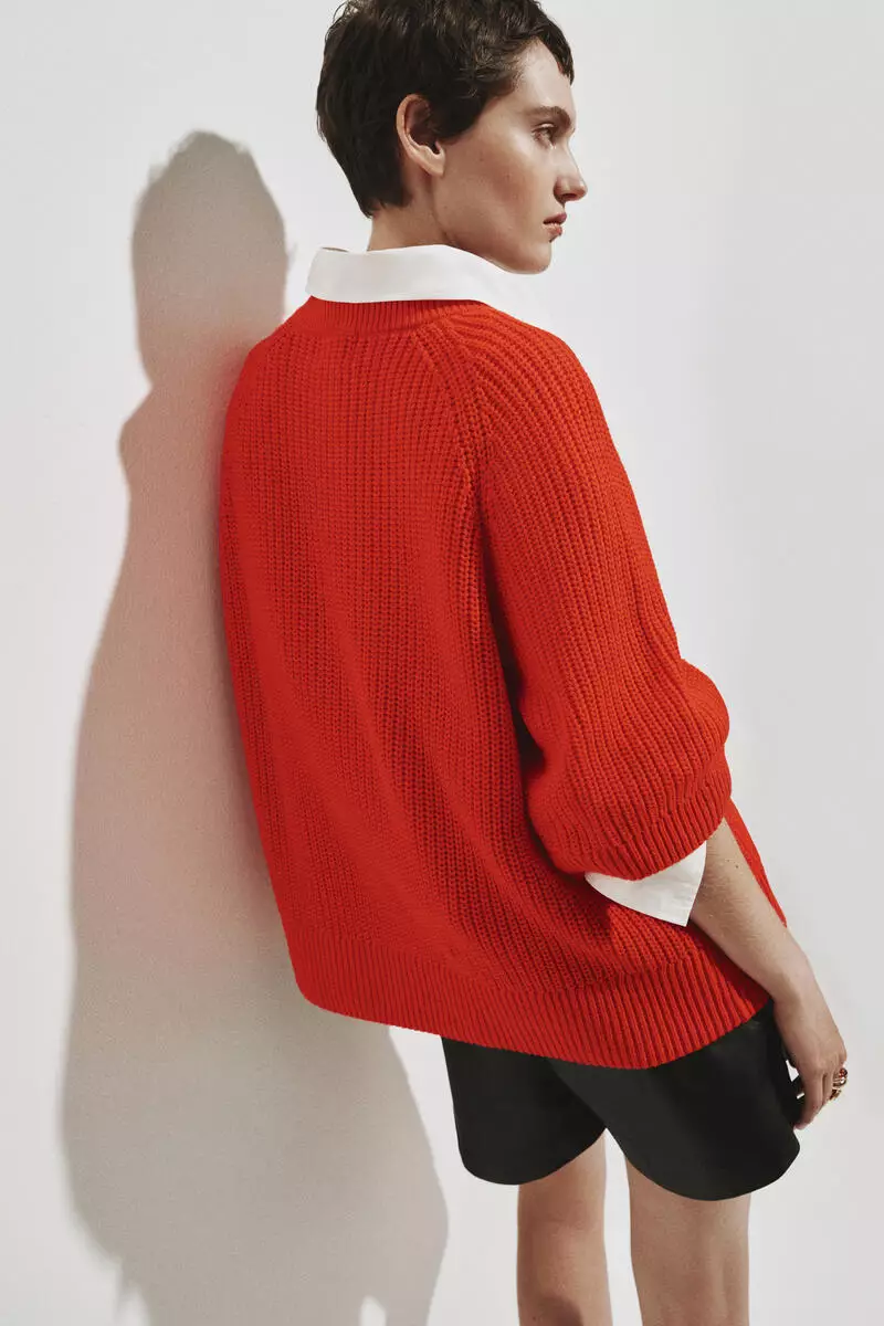 Rib-knit top