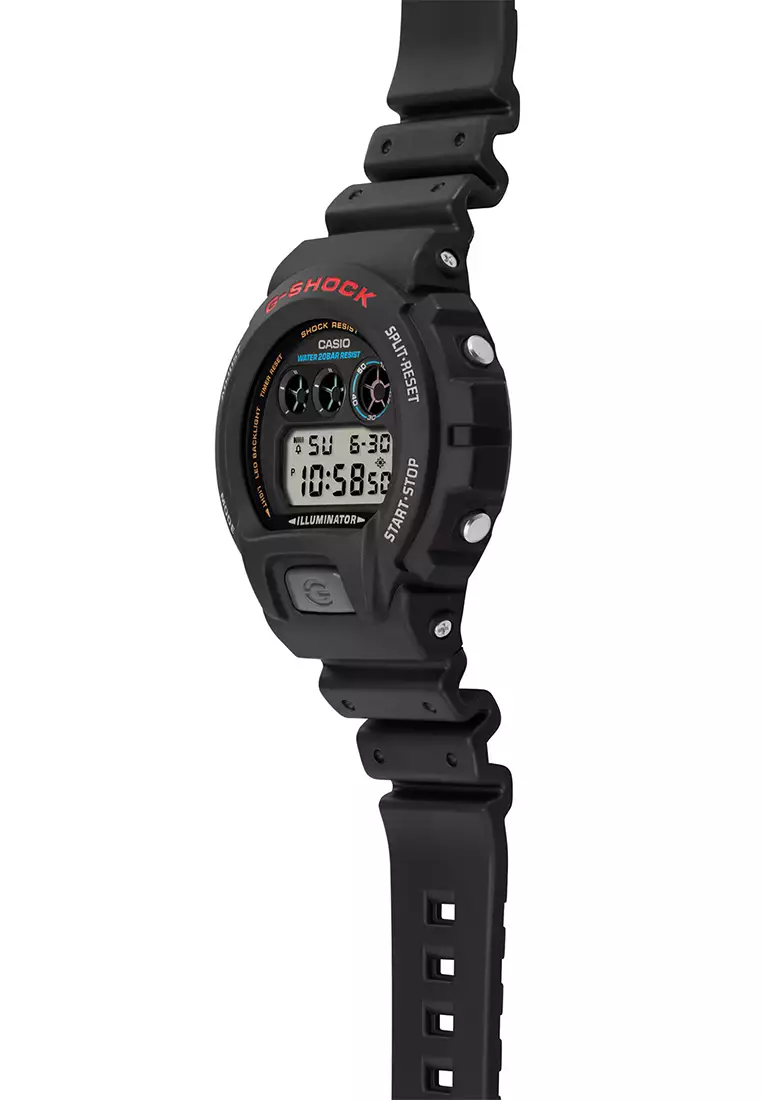 Casio G-Shock - Jam Tangan Digital Pria - Black Case Black Resin Strap - DW-6900U-1DG