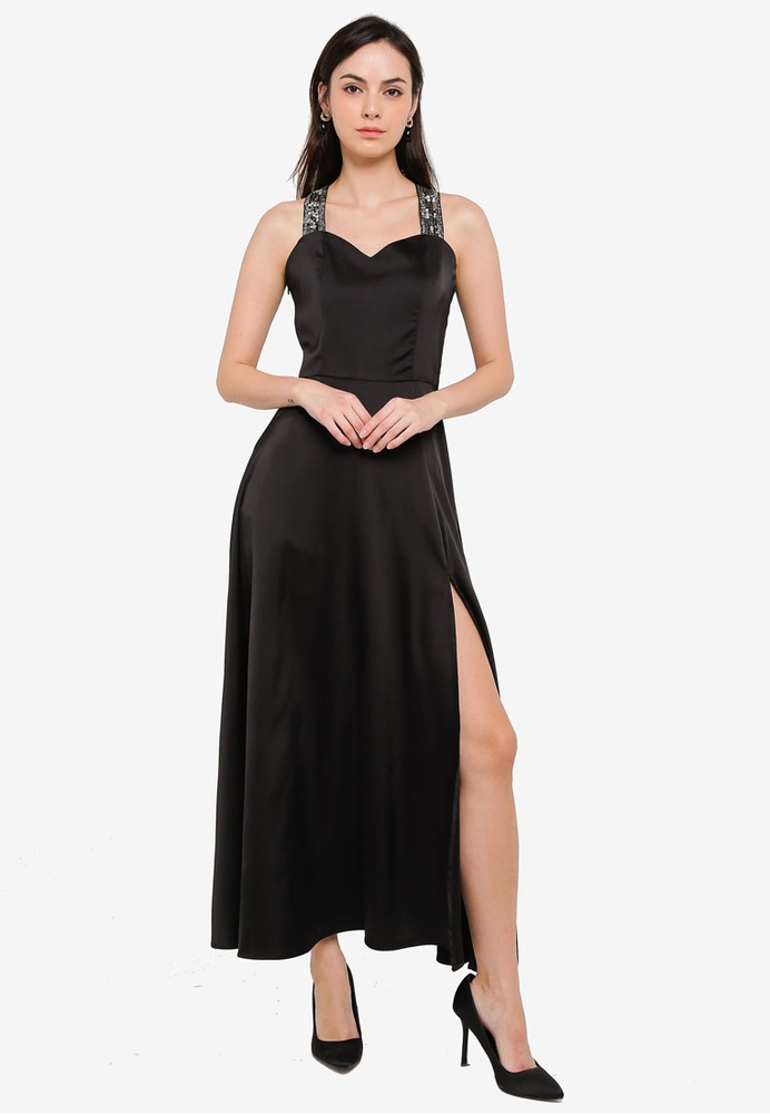 zalora long gown
