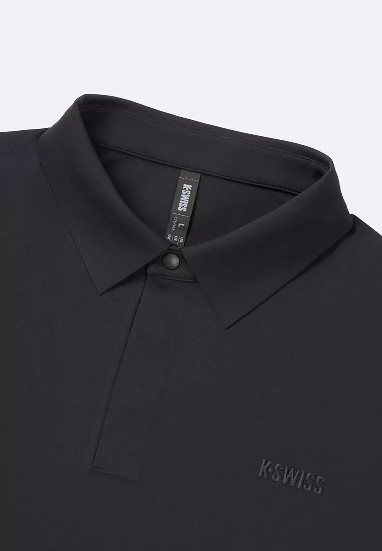 男裝 K-SWISS LOGO 長袖 POLO 裇
