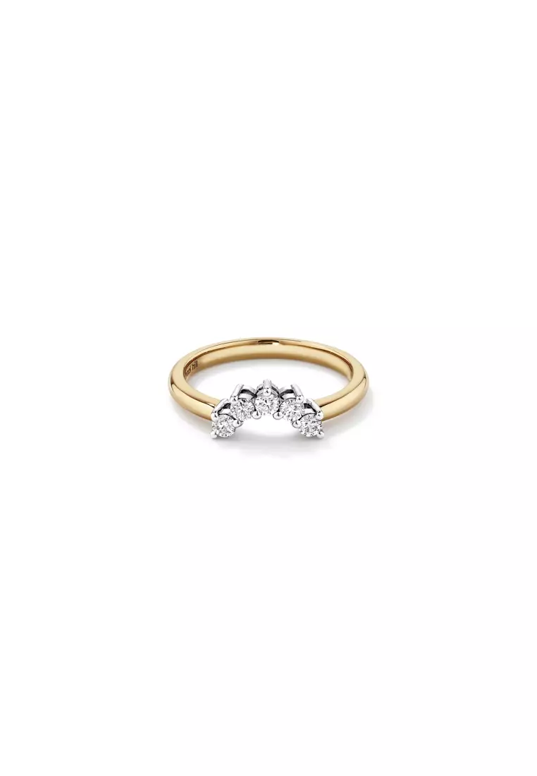 White gold hot sale pave band