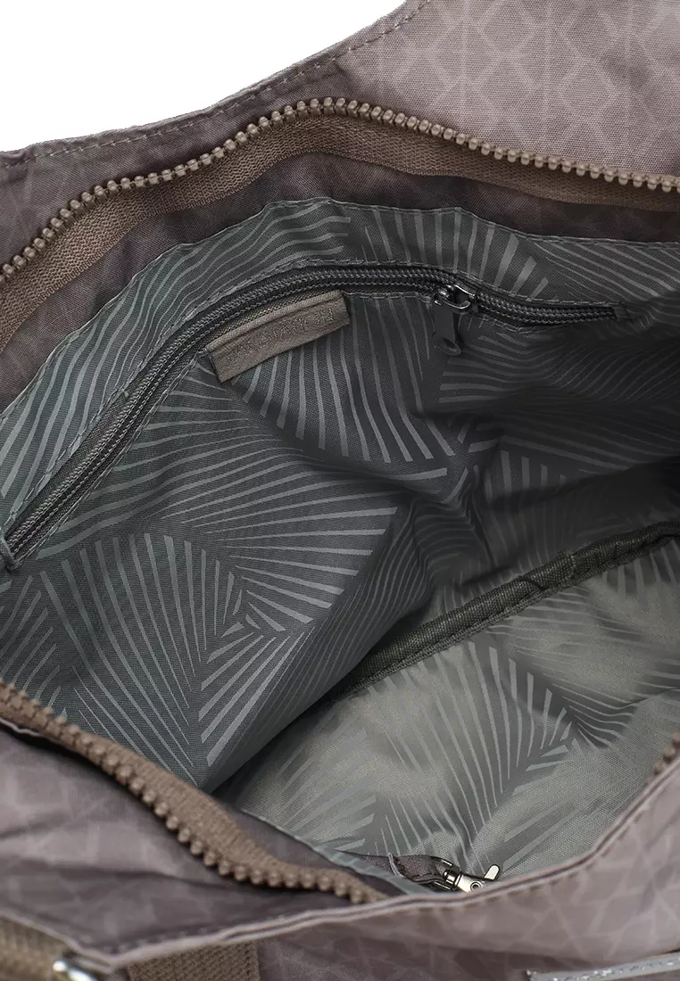 Printed Nylon Shoulder Bag