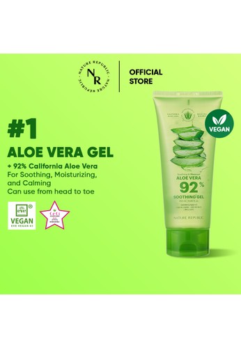Jual Nature Republic Soothing Moisture Aloe Vera 92 Soothing Gel Tube Original Zalora Indonesia