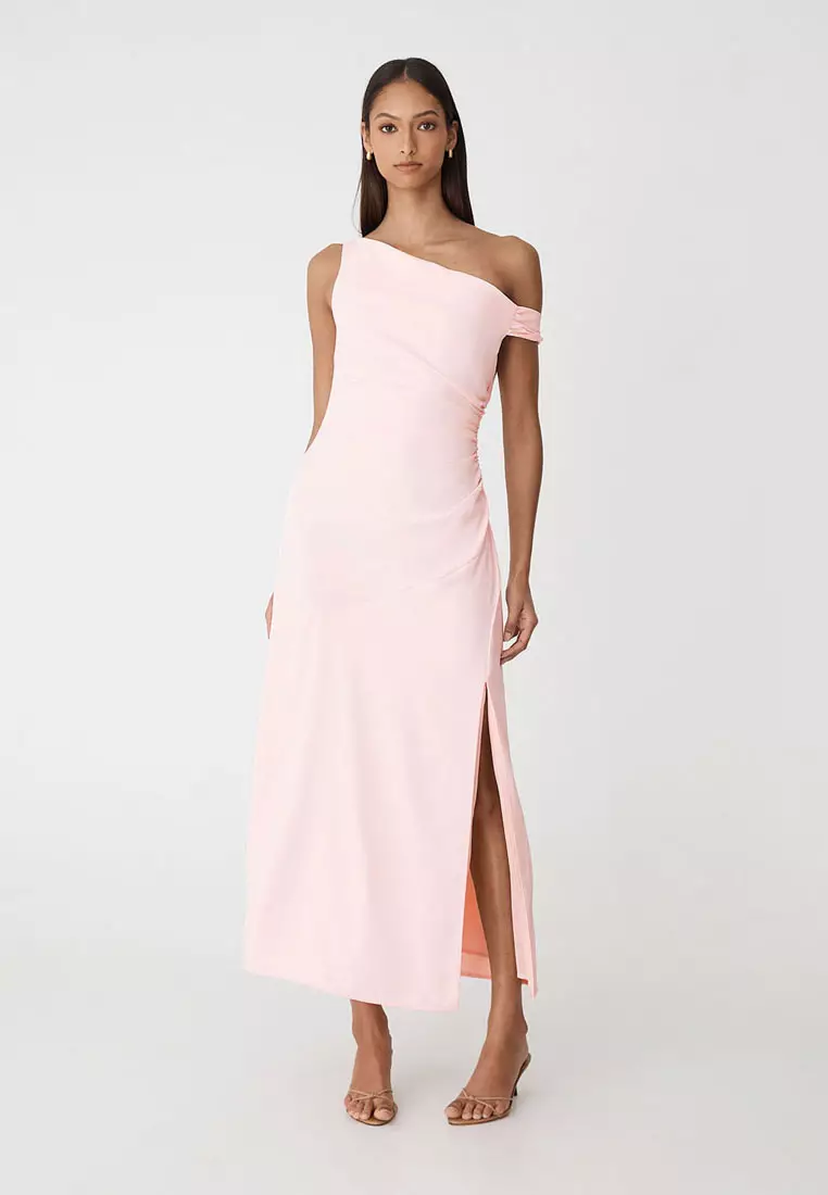Afina One Shoulder Twist Dress