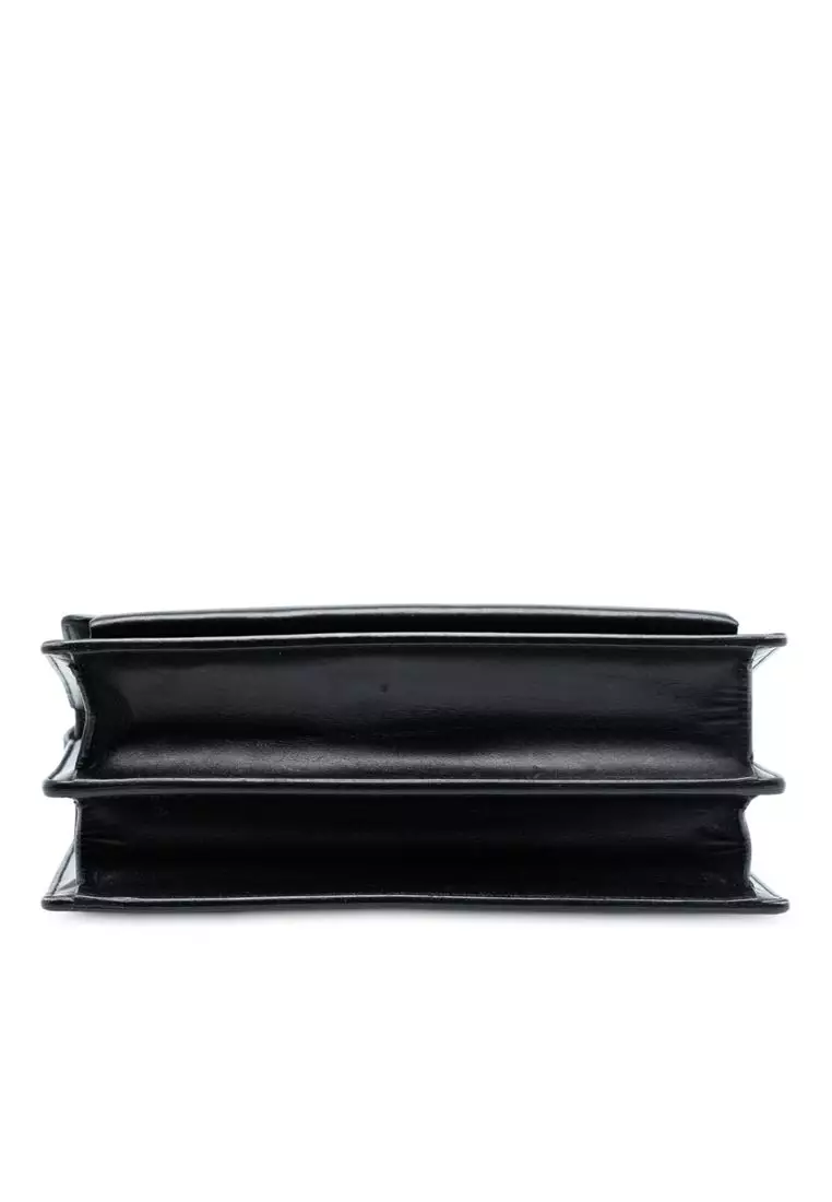 Pre-Loved Saint Laurent Medium Leather High School Satchel