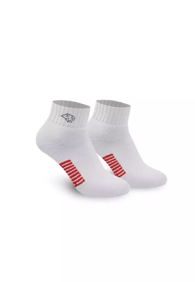 Puma Men’s Embroidered Thick Sports Ankle Socks 3 pairs in a pack PMSEG11