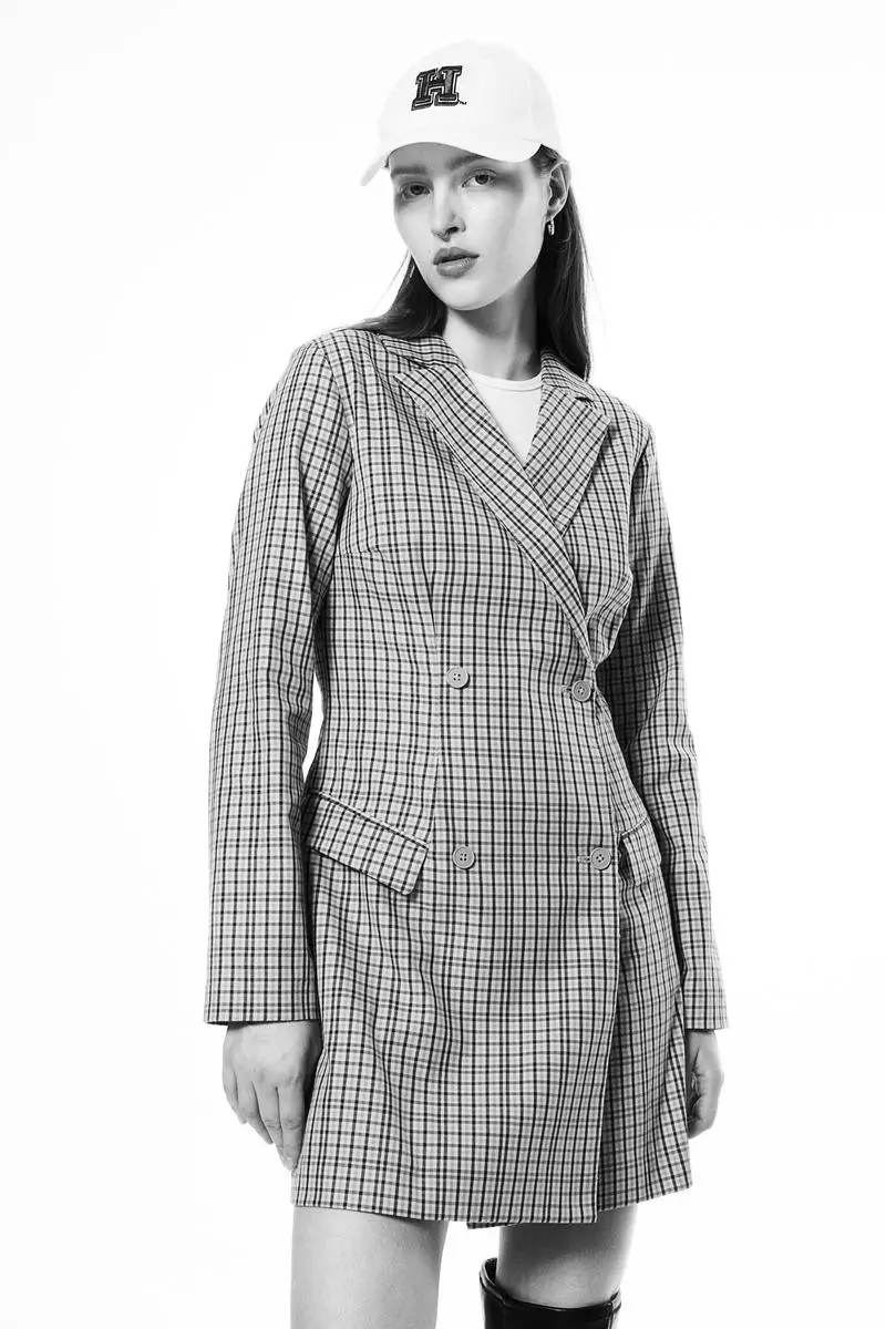 Vero moda double new arrivals breasted utility blazer dress