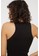 H&M black Cropped vest top FB46CAAF658C04GS_2