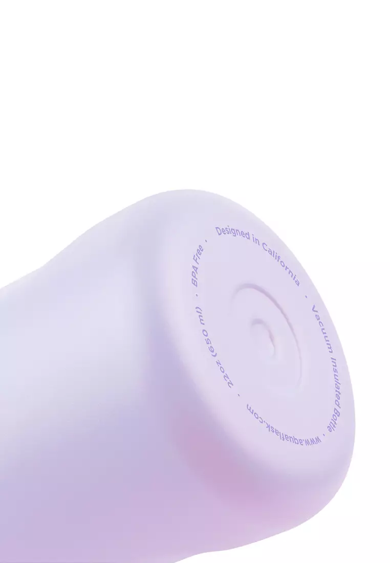 22oz Periwinkle New Sports Lid Bottle Wide Mouth Vacuum Insulated Stainless Steel Drinking Water Bottle