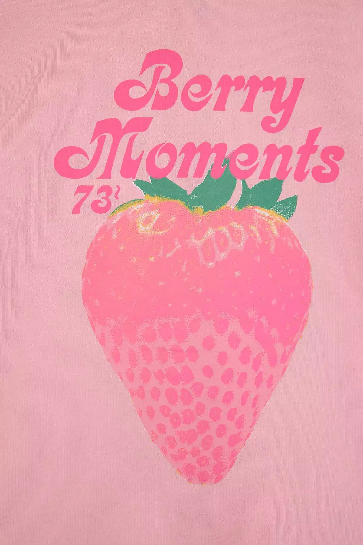 Lilac-Pink Printed Knitted T-Shirt Tkdss26Ts00027