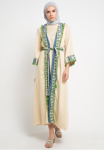 Jual Haba By Bel Corpo Izelia Gamis Outer Original Zalora Indonesia