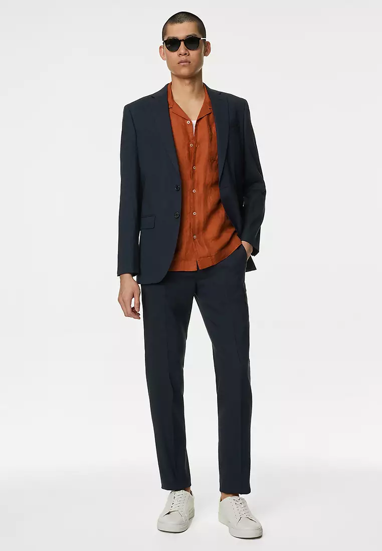 Pure Linen Cuban Collar shirt