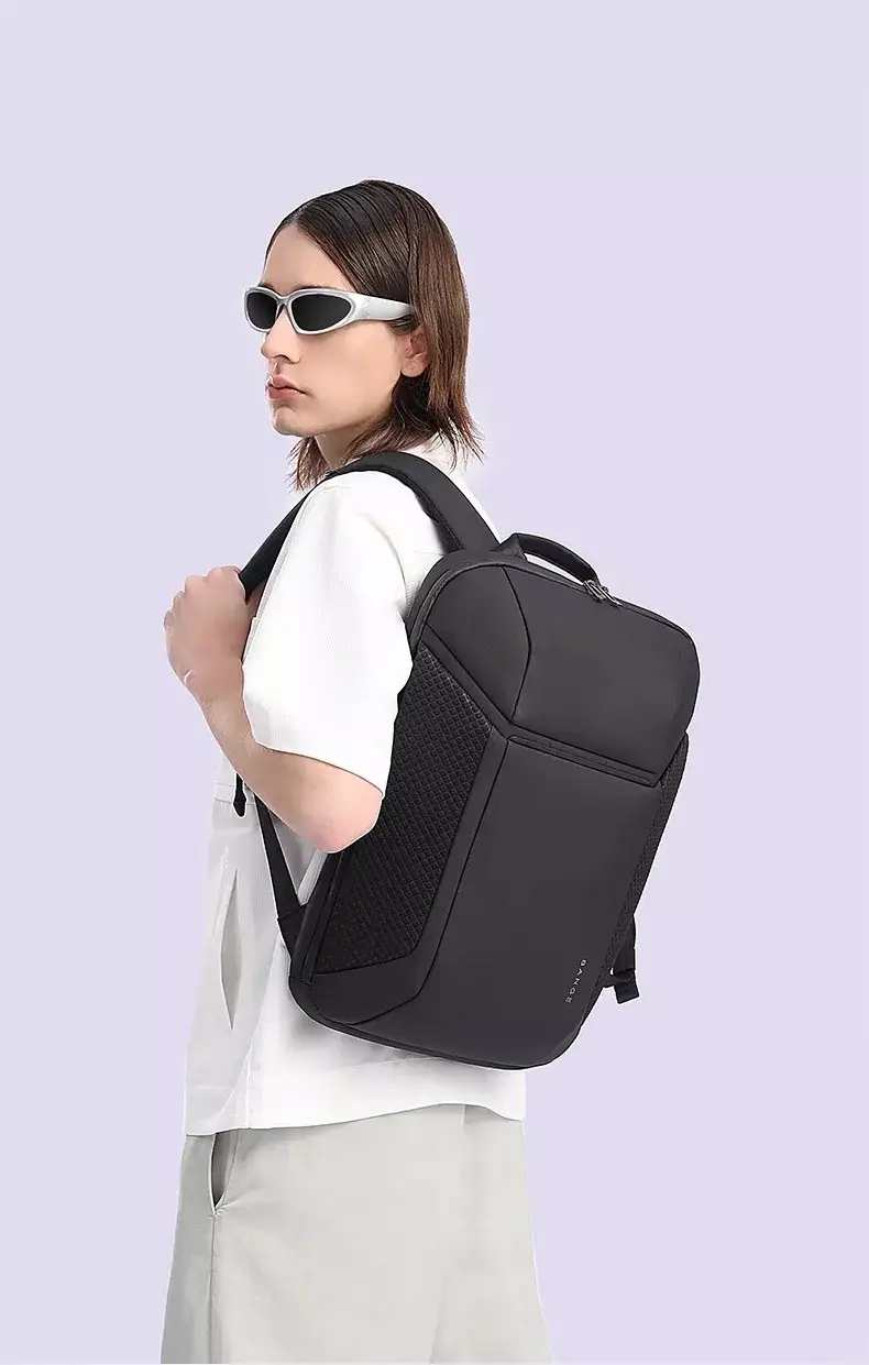 Bange BG7710 Tas Ransel pria Tas Laptop Pria Backpack Pria 15.6 Inch - Grey