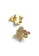 FAWNXFERN gold Hammered Irregularity Stud Earrings 5C1C0ACBE10706GS_2