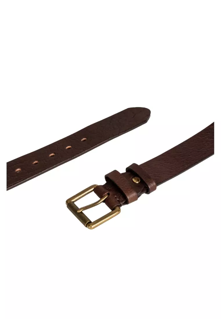 Men's Copper Pin Grain Leather Belt Extra Size BL 7411 EX