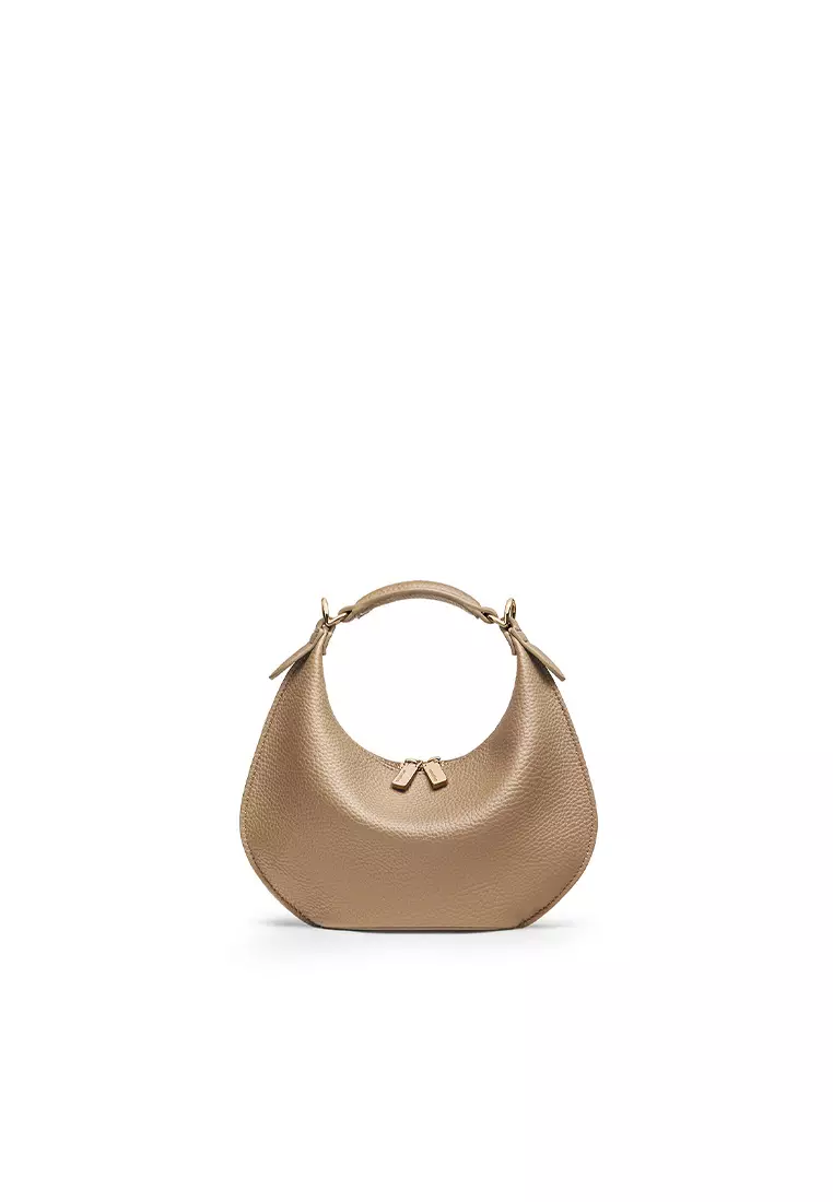 Kuki Mini Bag Togo - Dark Nude