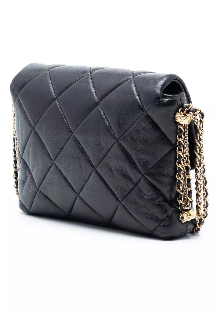 Pre-Loved Chanel Mini Quilted Lambskin Crush On Chains Flap