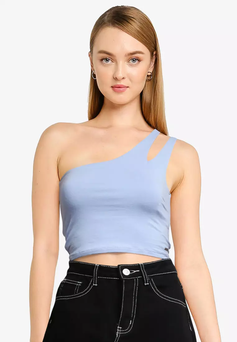 Hollister one shoulder top clearance