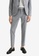 MANGO Man grey Super Slim Fit Checked Tailored Trousers 3D37EAA373A2E8GS_1