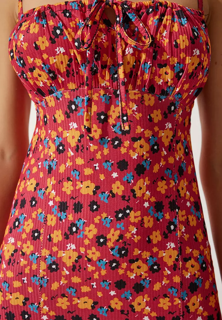 Floral Slit Summer Dress