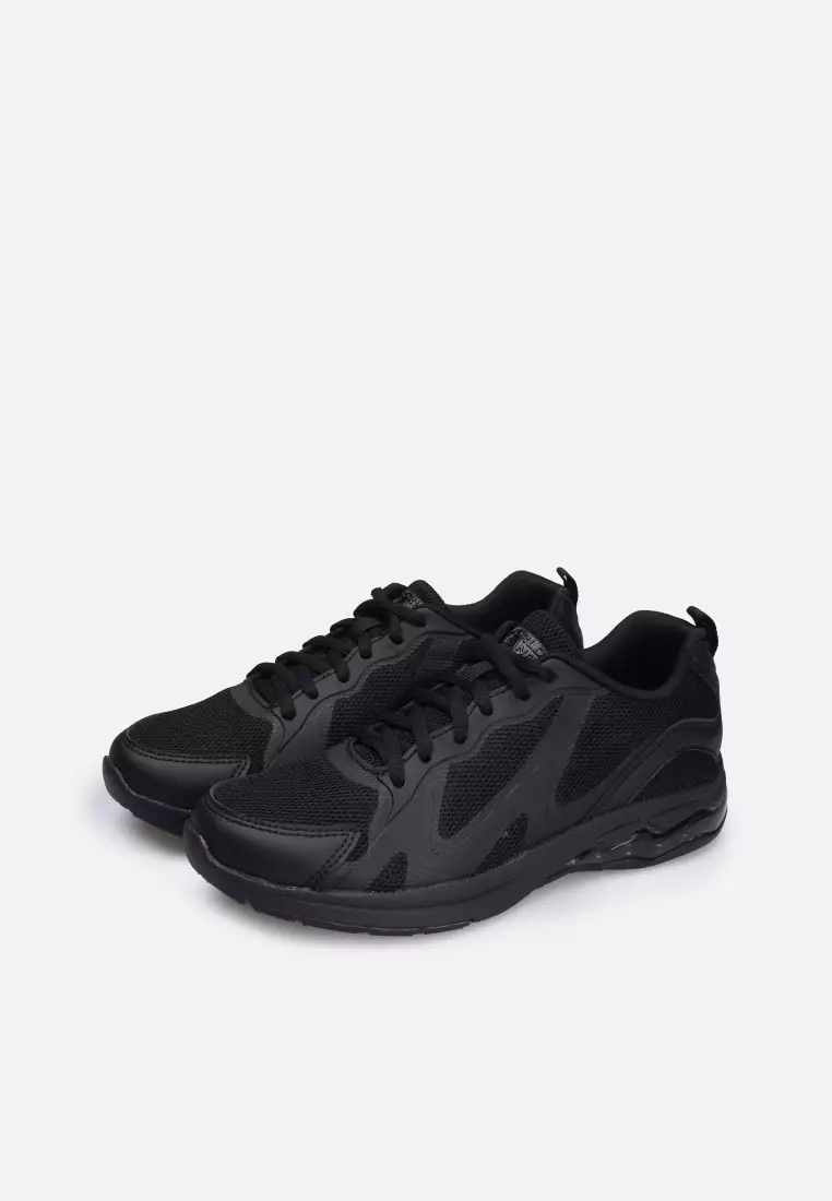World balance all black shoes discount