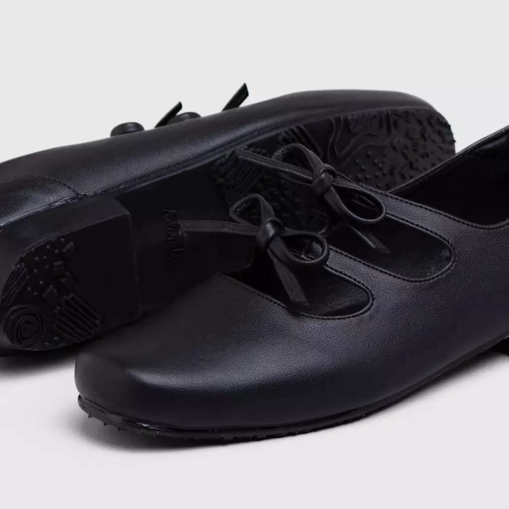 Madison Flat Shoes Black