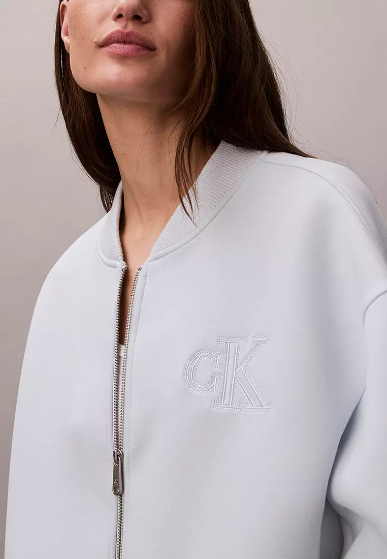 Oversized Zip Bomber Jacket - Calvin Klein Jeans