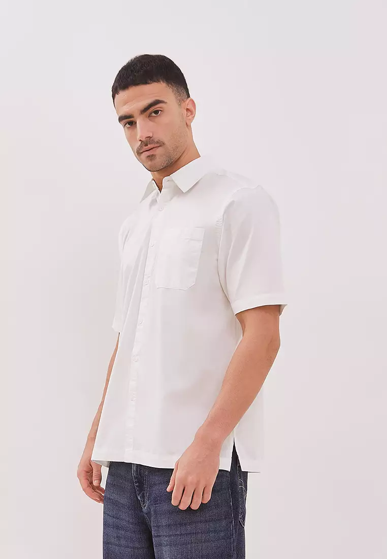 DUST Kemeja Niro Putih (DM.1445)