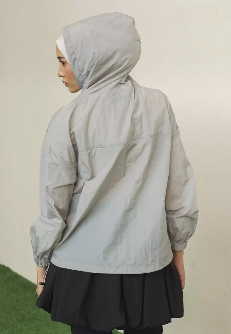 Jenna and Kaia - Leslie Top Ash Grey - Blouse Wanita