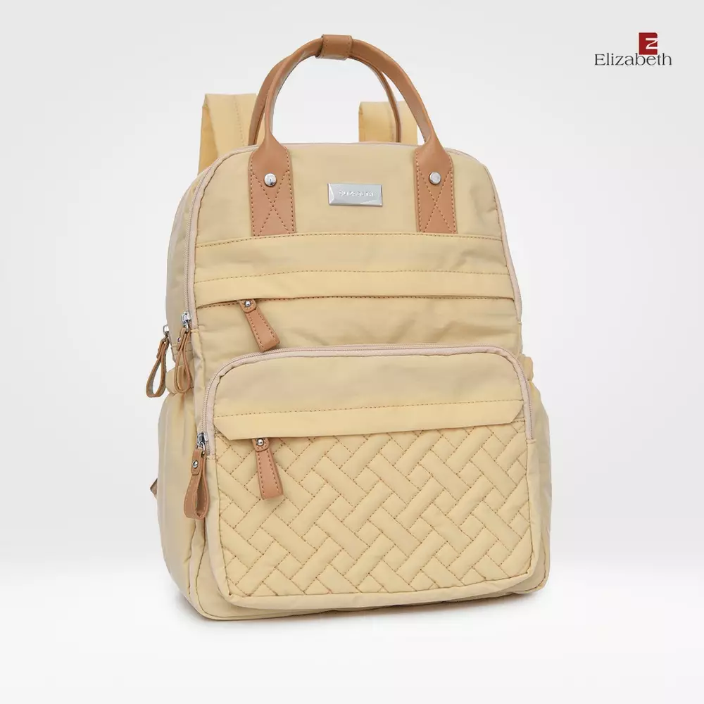 Tas Ransel Wanita Elizabeth Backpack 0022-1294 Light Cream