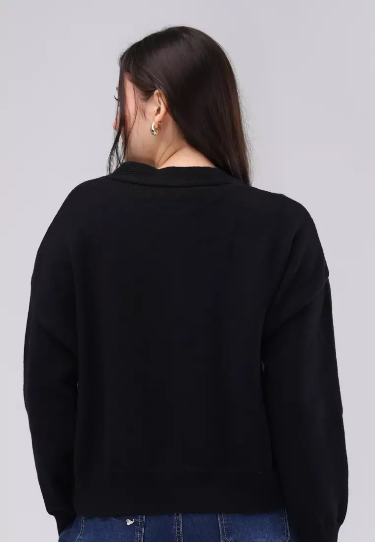 Knitted Long Sleeves Cardigan