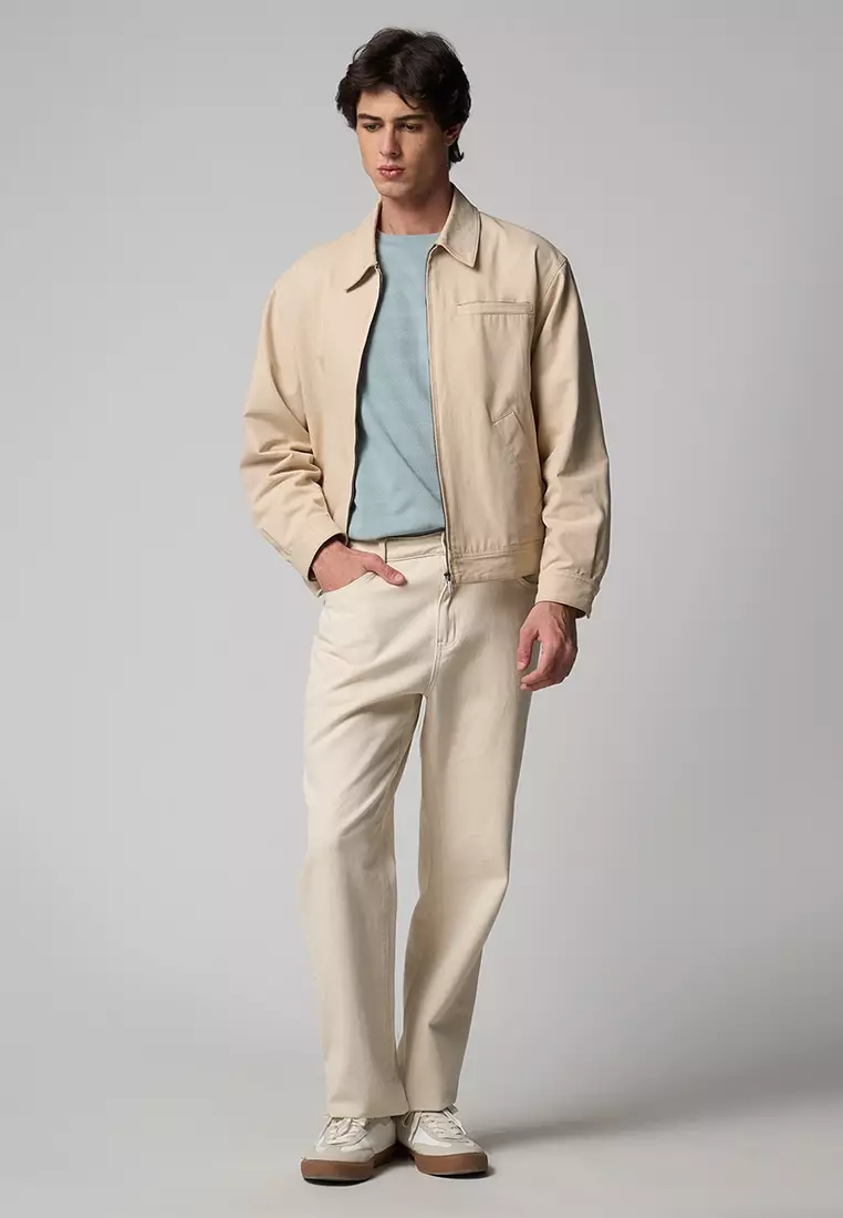 Regular Fit Zip Up Jacket