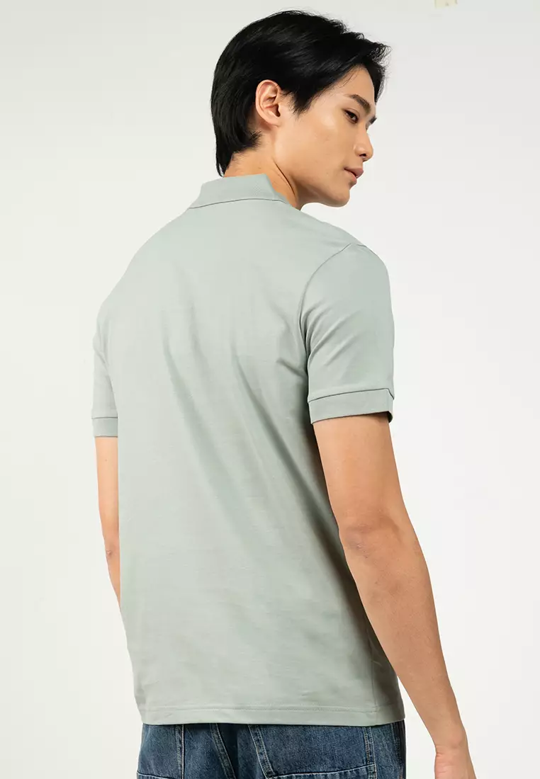 Logo Patch Slim Fit Polo Shirt - BOSS Orange