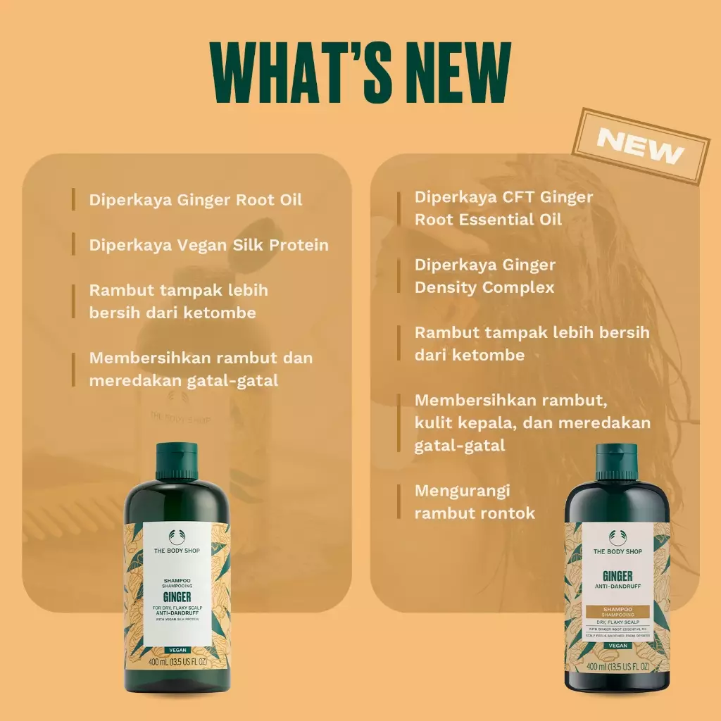 Ginger Anti Dandruff Shampoo 400ml