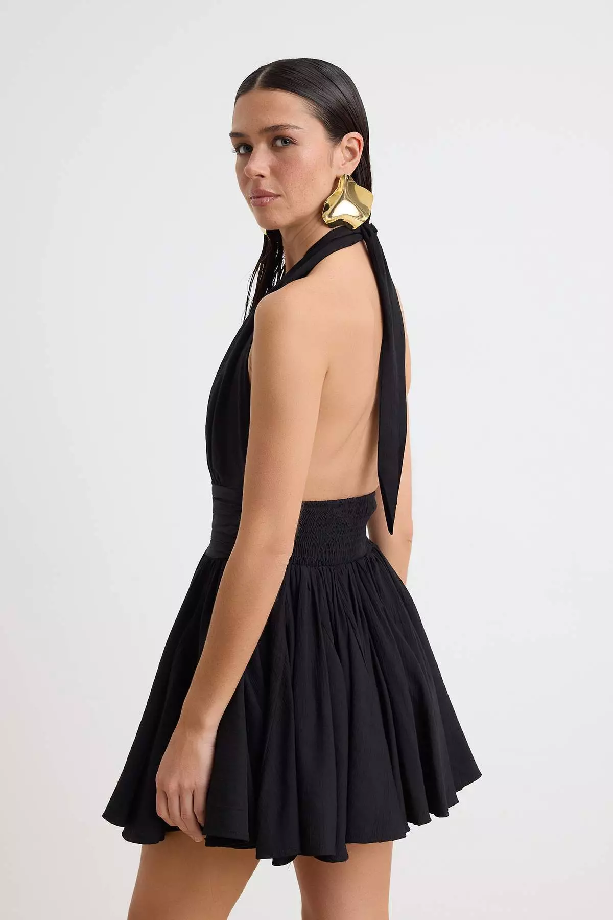 Multi-Colored Gradient Patterned Tulle Lined Maxi Evening & Graduation Dress Tprss26Ae00223