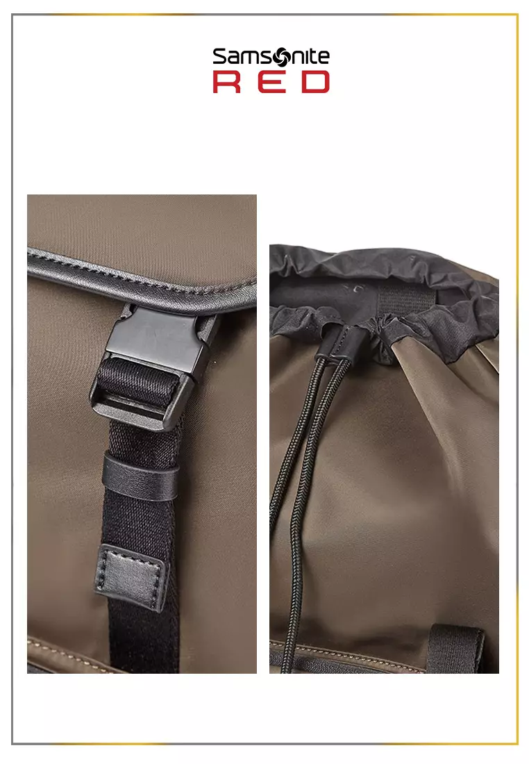 Samsonite Red Label Ellwood Flap Backpack – Dark Brown