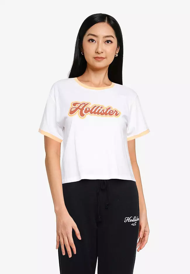 Hollister Easy Retro Logo Graphic Tee 2023 Buy Hollister Online