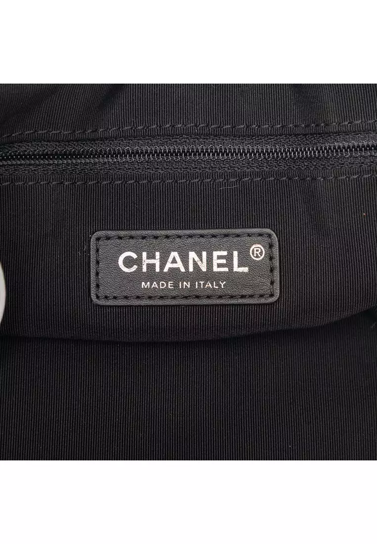 Pre-Loved Chanel Coated Canvas La Pausa Bay Shopping Satchel