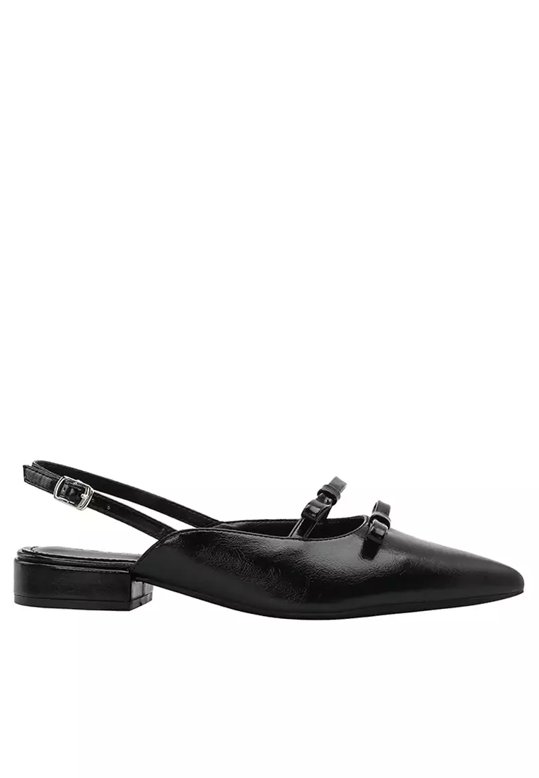 Discount on Twenty Eight Shoes  shoes - SKU: 2.5CM Double Bow Slingback Heel TE578-12