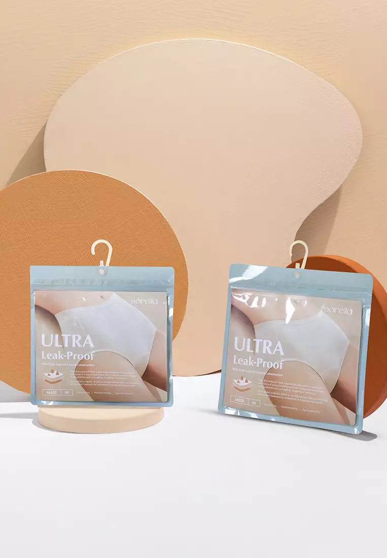 Sorella Panty Ultra Leak-Poof Maxi N20-73272 - BLACK