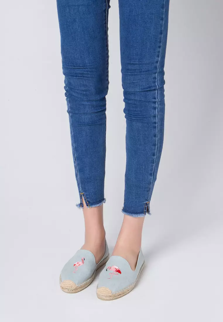 Embroidered Canvas Espadrilles HB45433