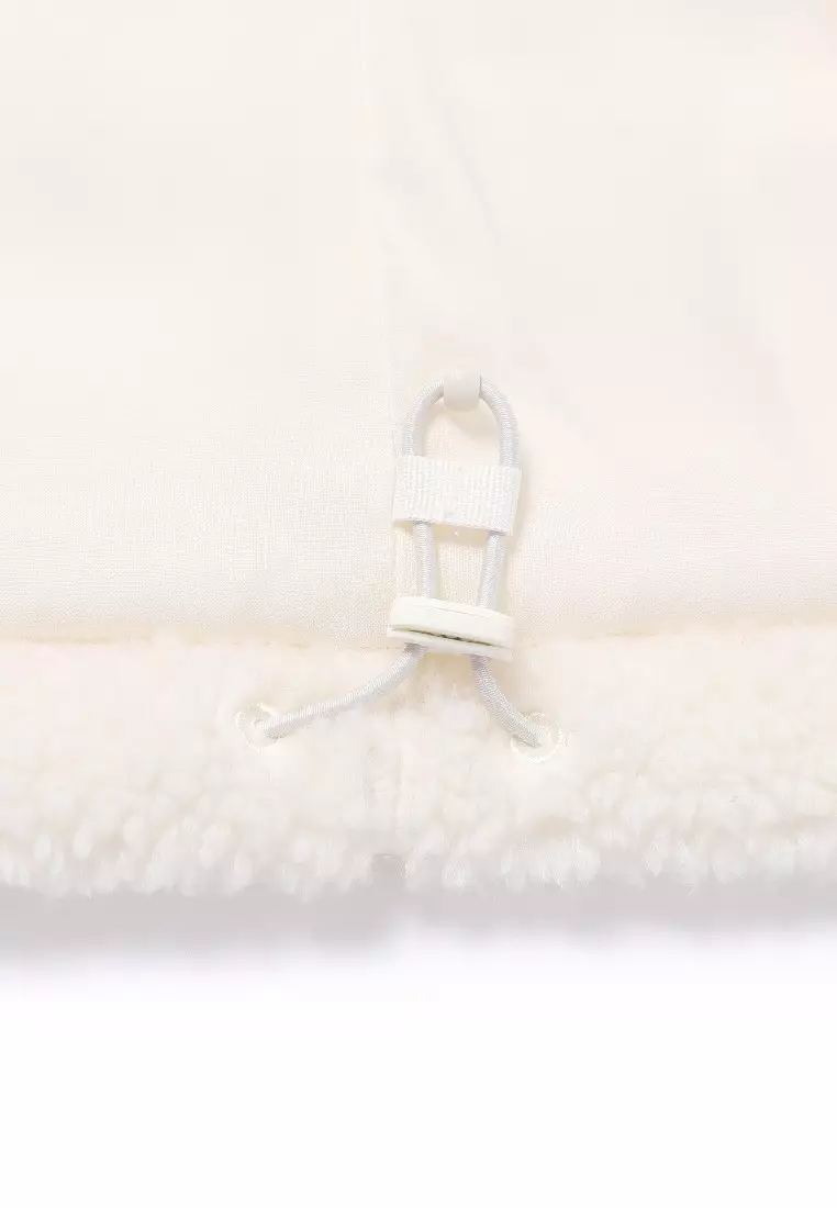 Unisex COTONI Stand Neck Fleece Jacket