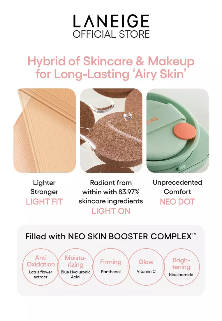 [NEW ARRIVAL] Laneige Neo Cushion Glow 30g Set with Refill (15g + 15g) - 31N - BROWN