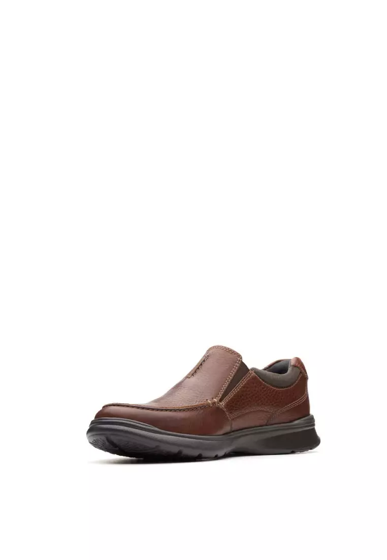 Buy CLARKS Cotrell Free Tobacco Leather Mens Casual Shoes 2025