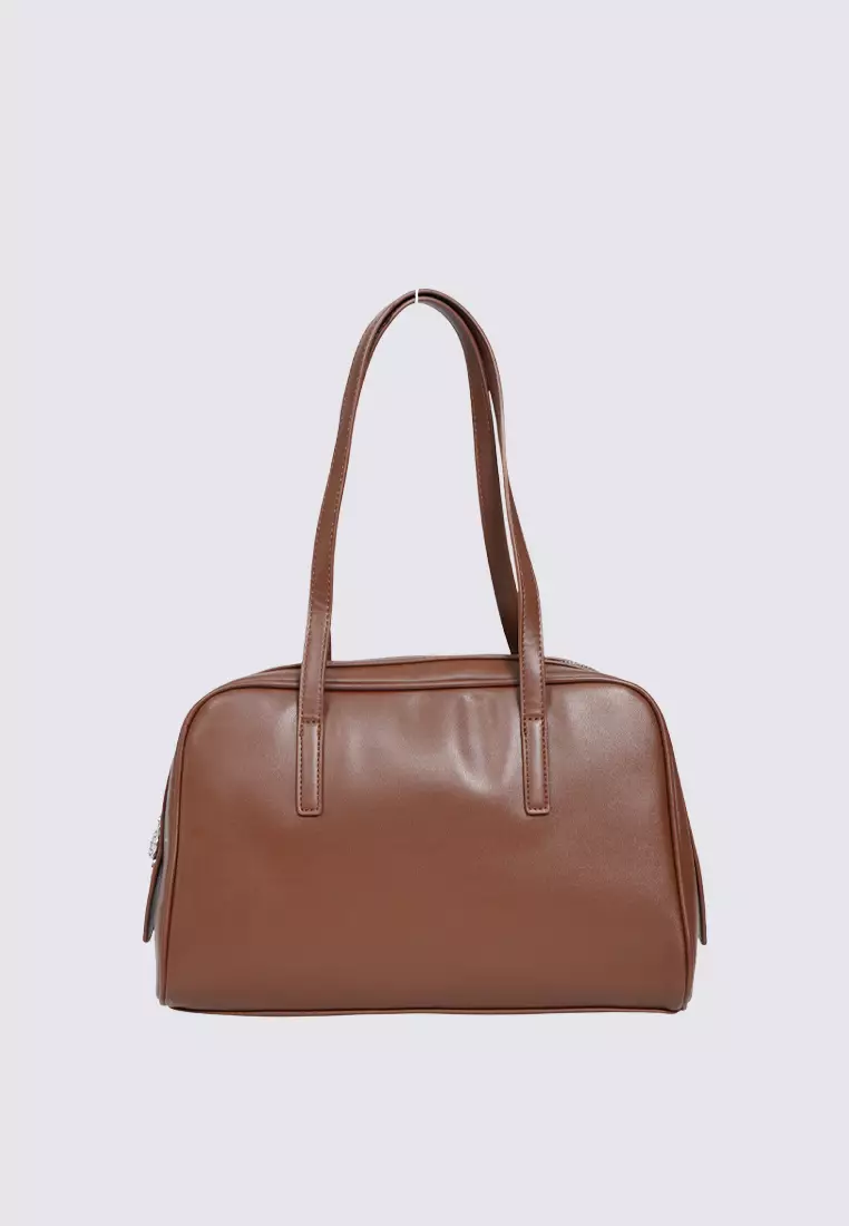 Brown Leather Hand Bag