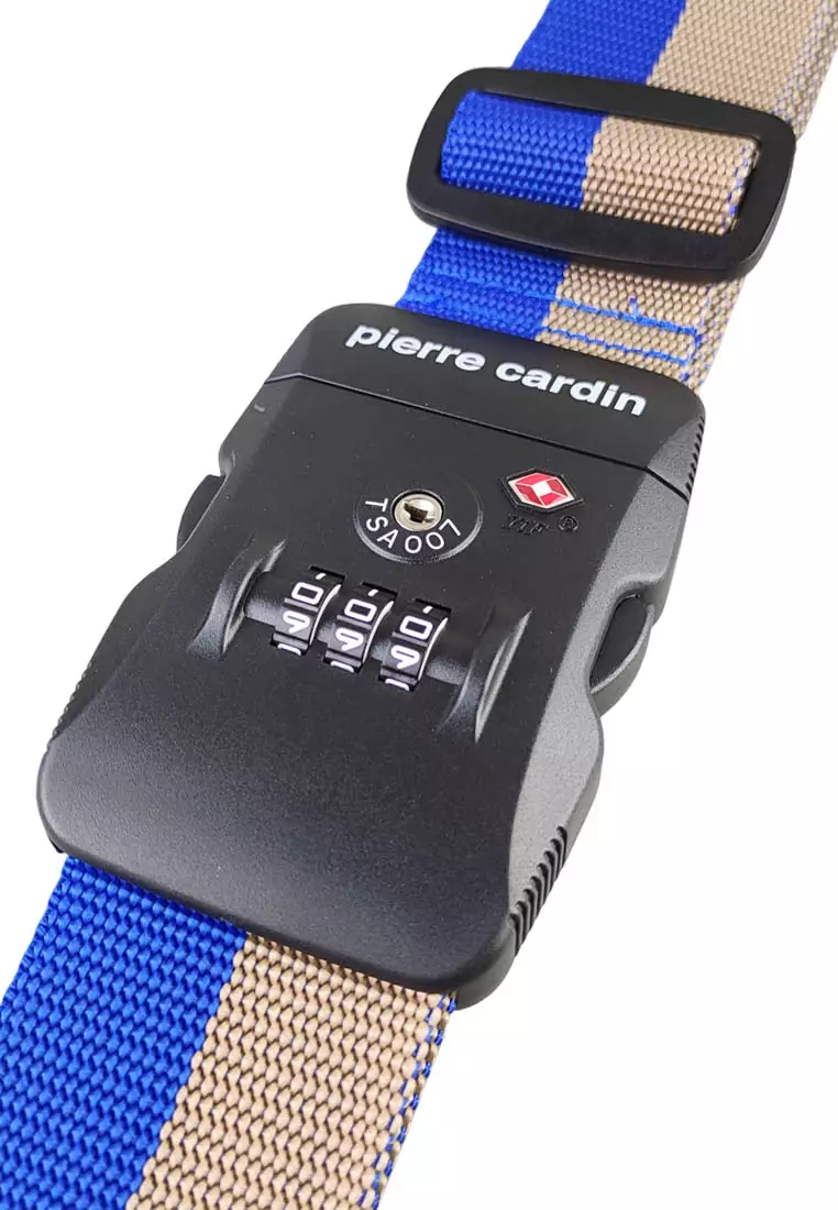 Pierre Cardin Strap Koper Travel Strap to Secure Luggage Tali Pengaman Sabuk Koper TSA